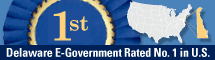 Badge: Delaware E-Government is Rated No. 1 in U.S.