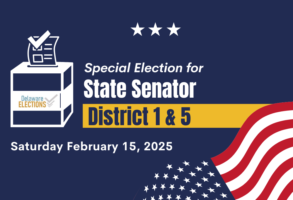 State Senate District 1 & State Senate District 5 Special Elections