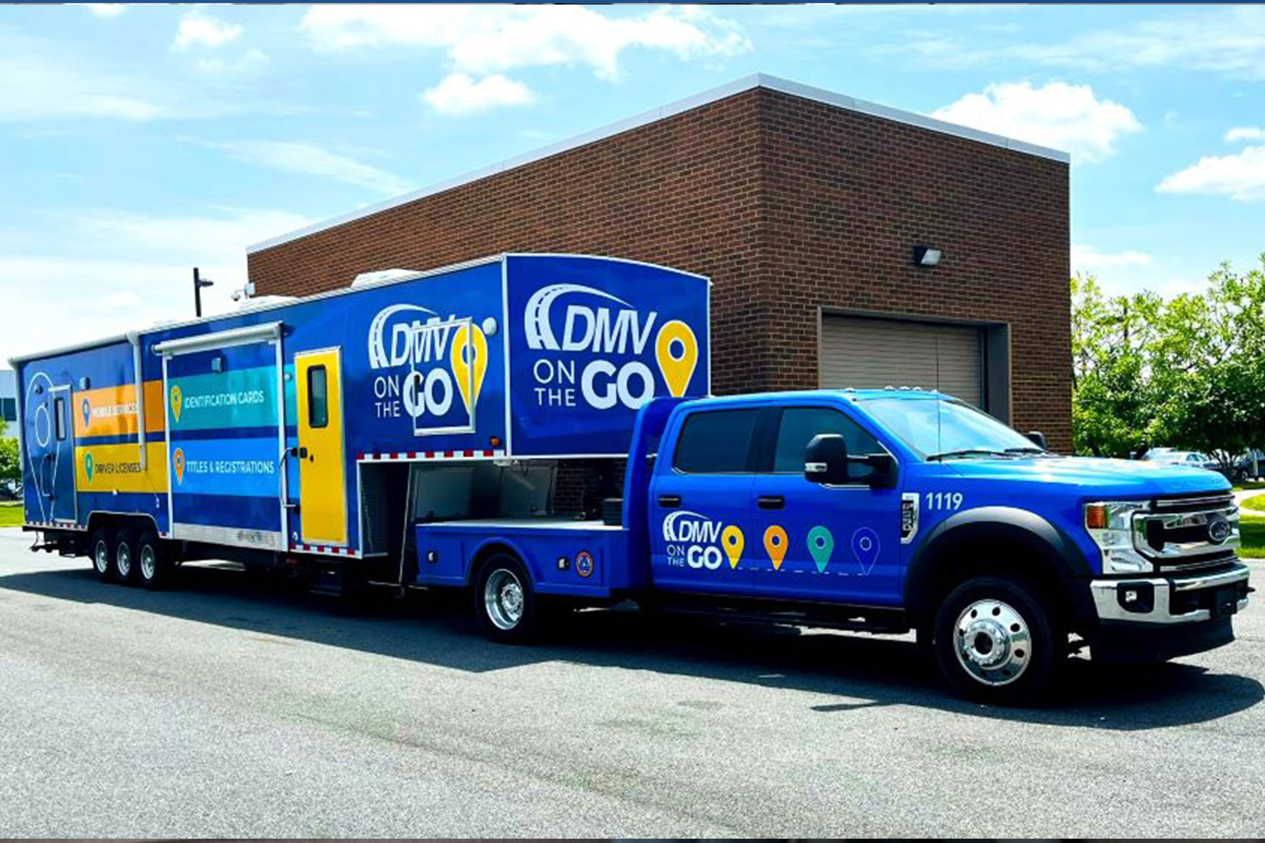 ADA accessible dmv on the go trailer