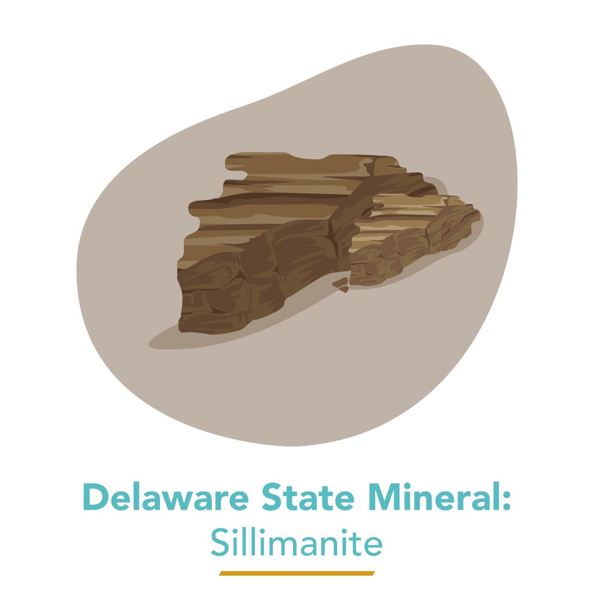 State Mineral - Sillimanite