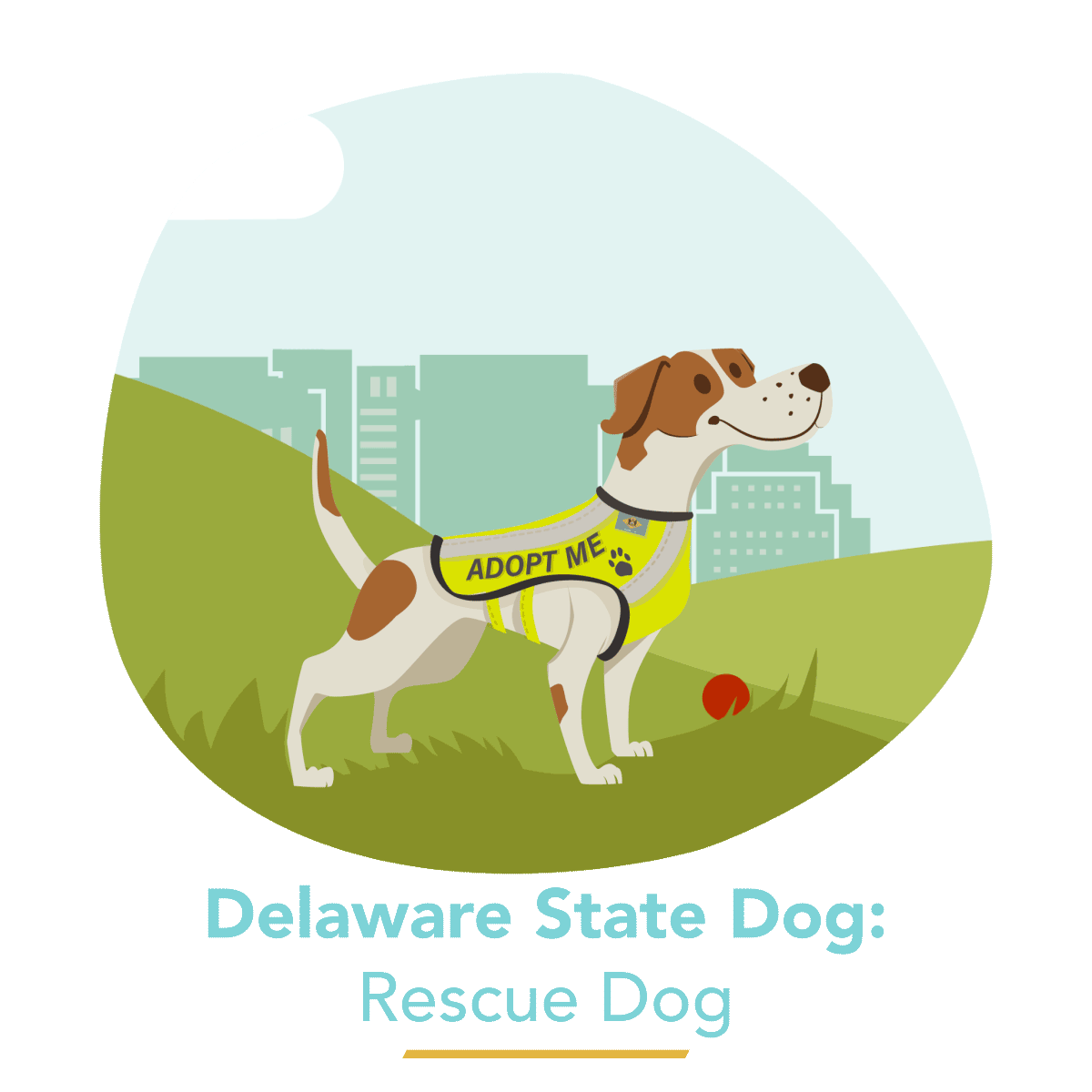 Rescue Dog - Delaware's State Dog
